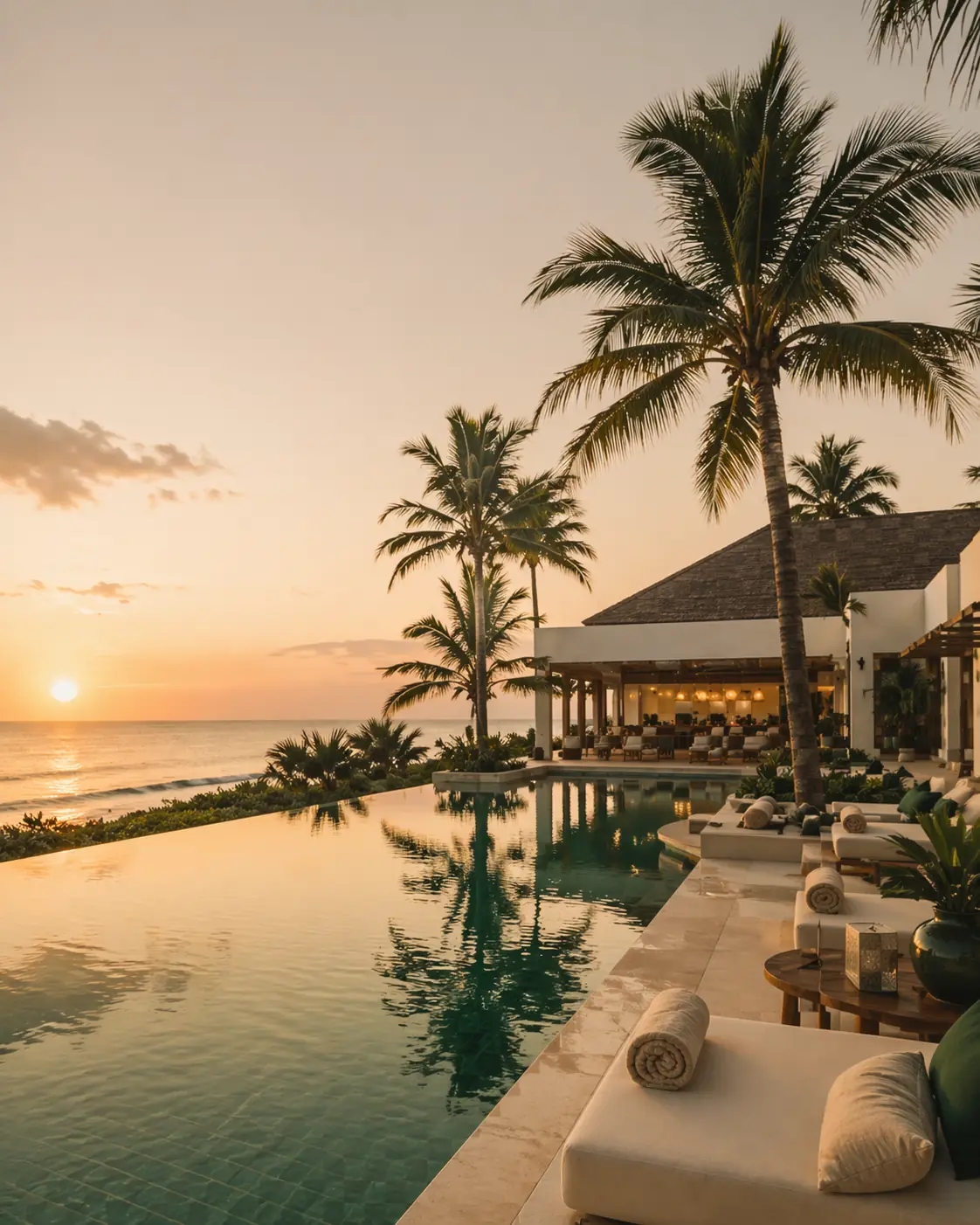Palm Suite sunset atmosphere